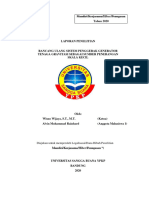 1. Laporan Penelitian Rancang Ulang Sistem Penggerak Generator Tenaga Gravitasi sebagai Sumber Penerangan Skala Kecil