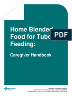 Home Blended Food for Tube Feeding - Handbook