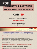 Contratos e Captação de Recursos - Segunda Parte