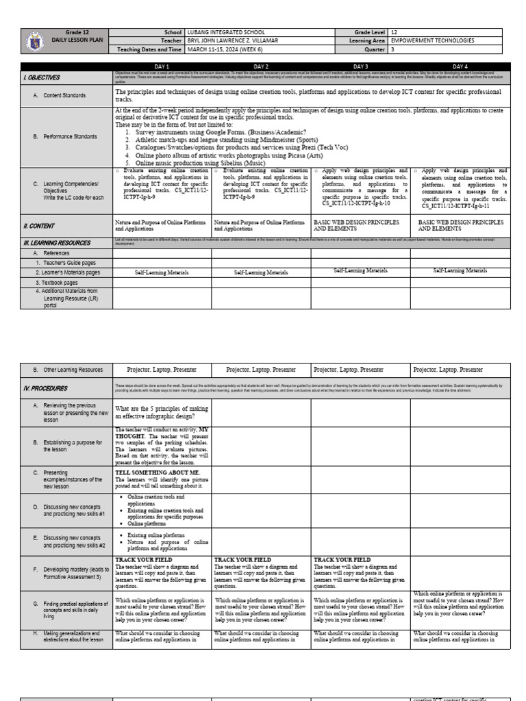 Week 6 | PDF | Educational Technology | Learning