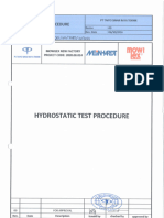 001-WS-TSRT Hydrotest Procedure
