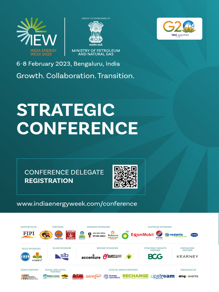 India Energy Week 2023 Overview | PDF | Renewable Energy | Energy Security