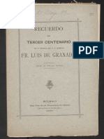 Fr. Luis de Granada.: Recuerdo