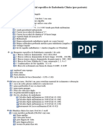 Check List Material Específico de Endodontia Clínica 1