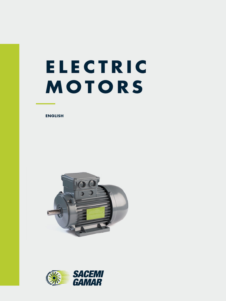 Sacemi Gamar Electric Motors Catalog | PDF | Electric Motor ...