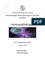 Immunotheěrapie