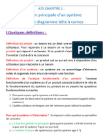 AFS Chapitre 1 La Fonction Principale D'un Système Ou Le Diagramme Betes À Cornes