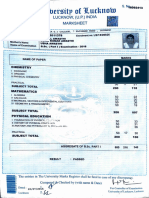 Marksheets and Degrees