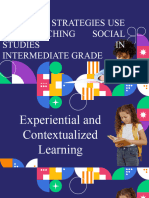 Experiential and Contextualized Learning