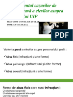 Managementul Cazurilor de Violenta Grava A Elevilor Asupra Personalului UIP