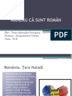 Mândru Că Sunt Român