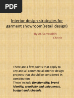 Interior Design Strategies For Garment Showroom (Retail Design)