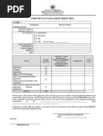 Individual Evaluation Sheet Ies