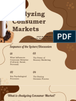 Analyzing Consumer Markets BSIS