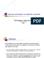 Veprime Aritmetike Ne Sistemet Numerike.: Teknologjia e Informacionit