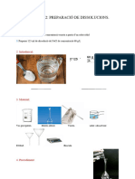 Pràctica 2 - Preparació de Dissolucions.