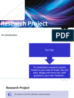 Introduction To Research Project