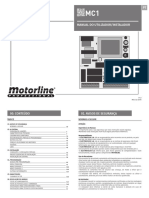 MC1 MC1: Manual Do Utilizador/Instalador