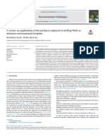 A Review On Applications of Bio-Products Employed in Drilling Fluids To Minimize Environmental Footprint