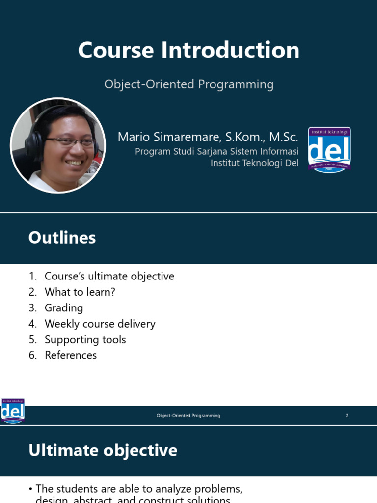 01 01 Course Introduction | PDF | Object Oriented Programming | Java ...