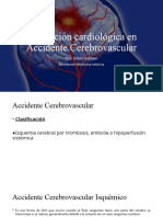 Evaluacion Cardiovascular en Acv Isquemico