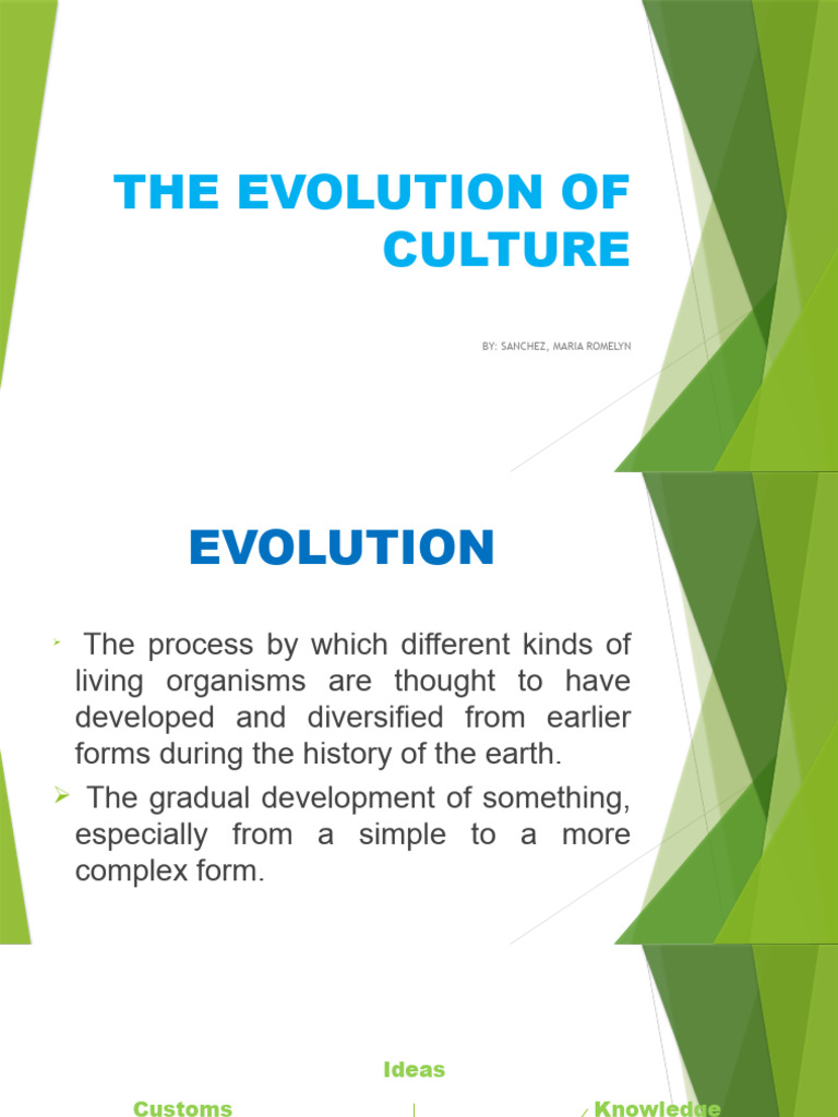 The Evolution of Culture Explained | PDF | Evolution | Homo