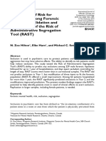 Hilton Et Al 2019 Assessment of Risk For Seclusion Among Forensic Inpatients Validation and Modification of The Risk of