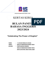 SKKT Kertas - Kerja - Sambutan Bulan Bahasa Inggeris - 2023