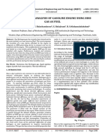 Performance Analysis of Gasoline Engine Using HHO Gas As Fuel