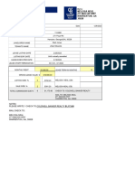 Lease Invoice Template