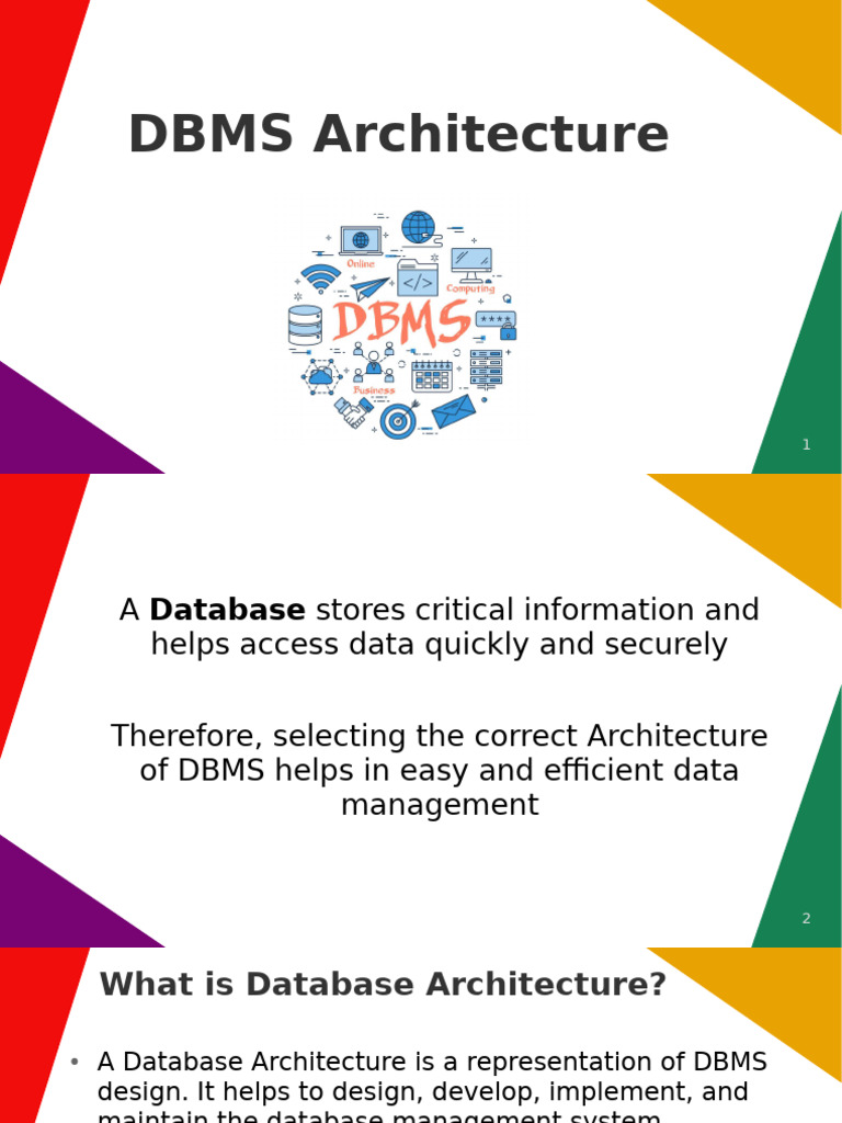 DBMS Architecture | PDF | Databases | Client–Server Model