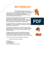 Carta Presentacion Arcimego