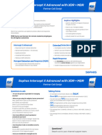 Sophos Sales Guide Xdr and Mdr Call Script