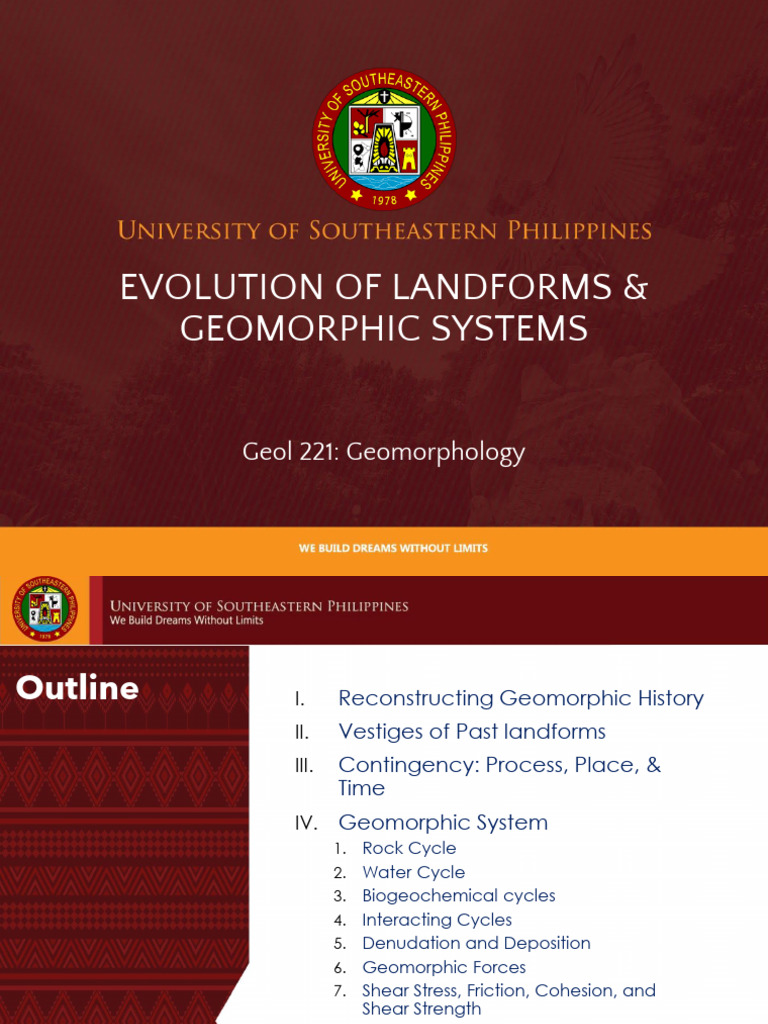 Evolution of Landforms and Geomorphic Systems | PDF | Plasticity ...