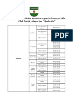 HORARIO ACT. MARZO  2024