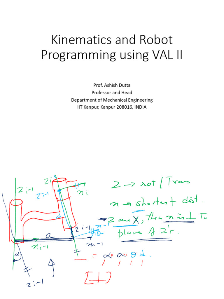Kinematics and robot programming pdf analogue electronics analog