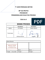 BP 302 PM P03 Prosedur Pengendalian Kualitas Produk