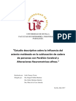 Estudio Descriptivo Sobre La Influencia Del Asiento Moldeado en La Subluxación de Cadera de Personas Con Parálisis