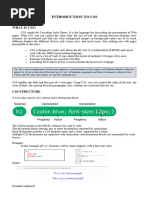 G8 Q4 Introduction To CSS