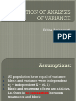 Vii. Assumption of Analysis of Variance