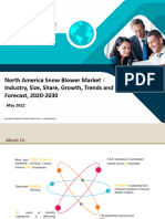 Sample North America Snow Blower Market