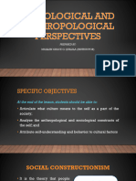 2 Sociological and Antropological Perspectives