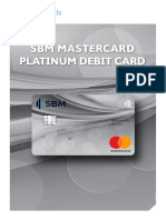 SBM MasterCard Platinum Debit Card