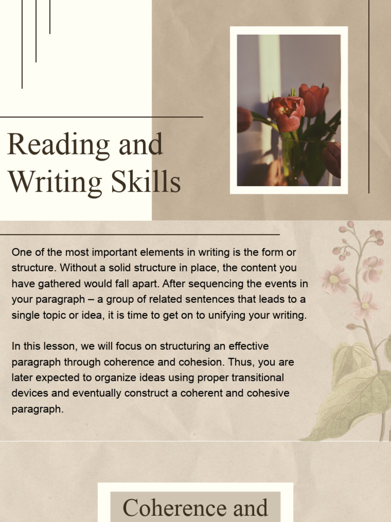 Structuring Coherent Paragraphs | PDF | Sentence (Linguistics) | Paragraph