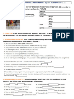 C.3. U.11 Task 6 - Writing News Reports - Vocabulary U11 Mass Media