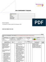 Asbestos Risk Assessment Template