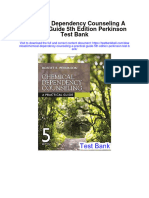 Full Download Chemical Dependency Counseling A Practical Guide 5Th Edition Perkinson Test Bank PDF