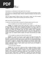 Carousel Brainstorming Strategy 1 | PDF | Brainstorming | Reading ...