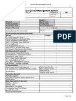 Template Traceability Audit Checklist Example