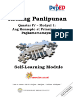 Araling Panlipunan: Self-Learning Module